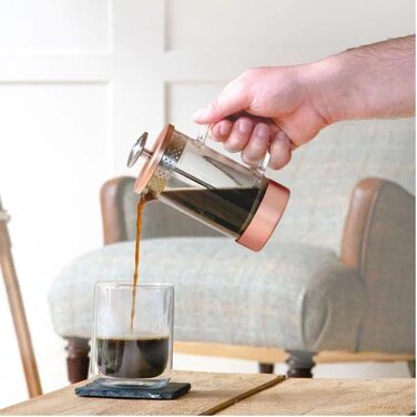 Френч-прес Barista & Co Core 1 л, скло та нержавіюча сталь, бірюзовий