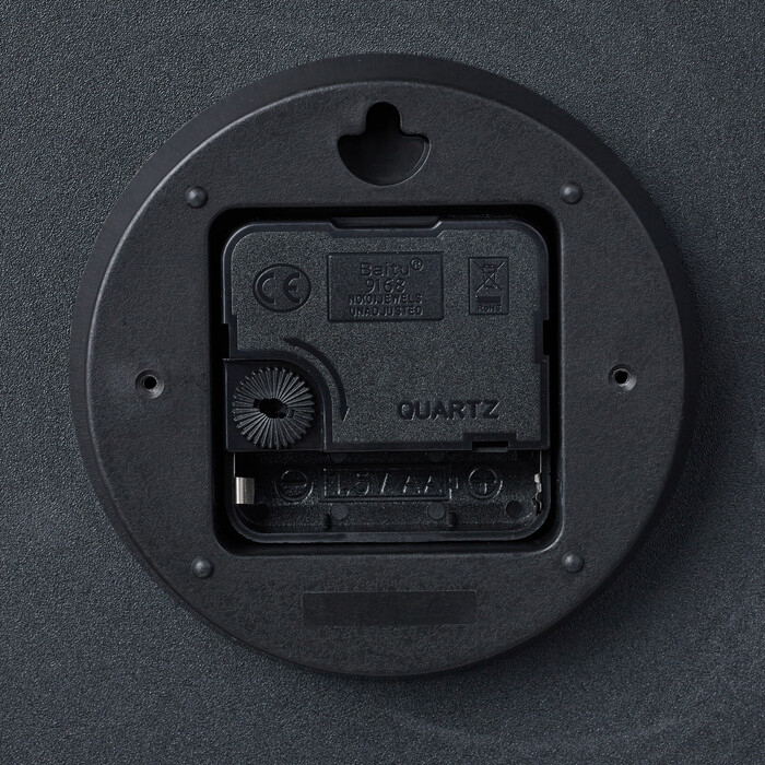 Relaxdays Gray Wall Clock without Numbers