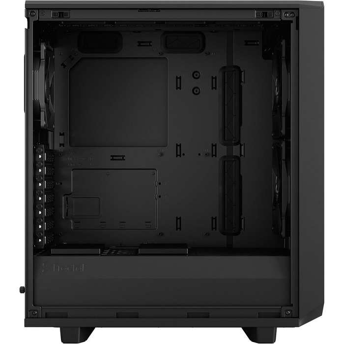 Корпус для комп'ютера Fractal Design Meshify 2 Compact Black ATX Mid Tower (Black TG Light Tint), високий повітряний потік