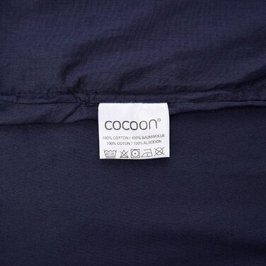 Спальний мішок-вкладиш Cocoon Mummyliner з єгипетської бавовни, синій