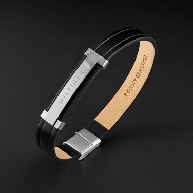 Браслет чоловічий шкіряний Tommy Hilfiger чорний 2790161