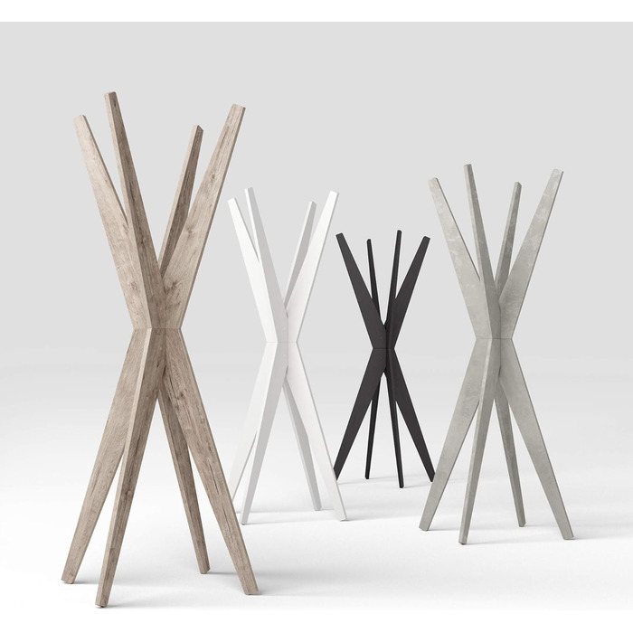 Emma, coat rack, Made in Italy (Ulme Perlen)
