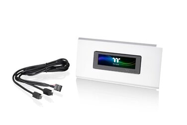 Корпус Thermaltake Ceres 500 TG ARGB Mid-Tower ATX/E-ATX, білий (Snow) з LCD-панеллю, 4 ARGB вентиляторами та USB-C