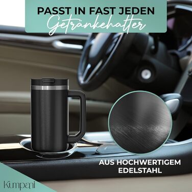 Personalized Insulated Tumbler - 40oz with Engraving - Custom Name or Logo, Leak-Proof, BPA-Free, with Lid & Straw - White (Black Accent)