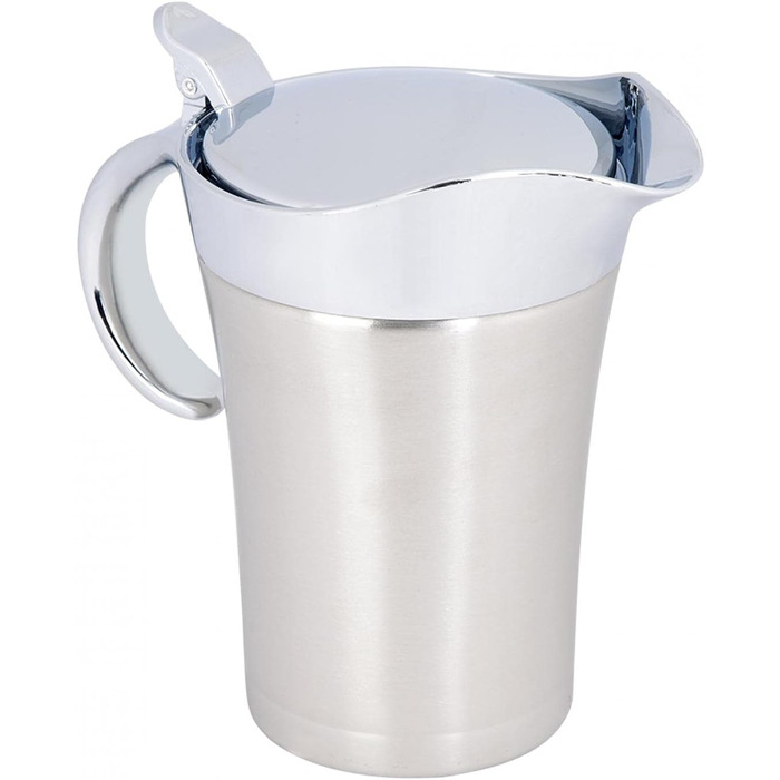 Saucepan, 304 Stainless Steel Saucepan with Flip Lid, Double-Insulated Sauce Pot, 450/750ml Dishwasher Safe (Large 750ml)