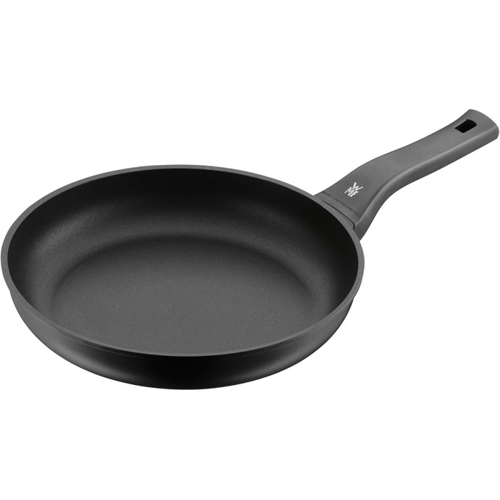 WMF PermaDur Excellent Induction Pan Set, 2-Piece, Frying Pans 28 + 24 cm, Coated Aluminum, Heat-Resistant Plastic Handle
