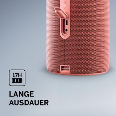 Loewe We. HEAR 2 Coral Red – Портативна Bluetooth колонка 60W, водостійка, червоний корал