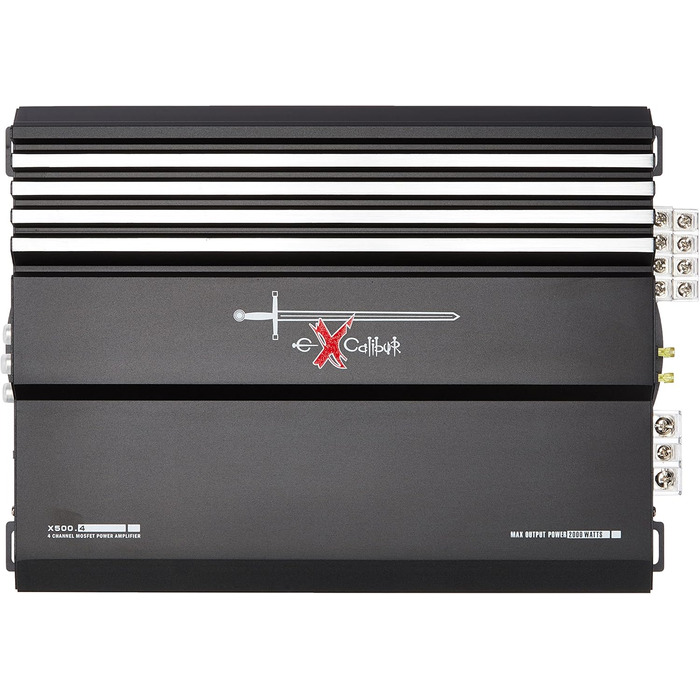 Автомобільний підсилювач Excalibur X500.4 MOSFET, 4-канальний, 2000 Вт