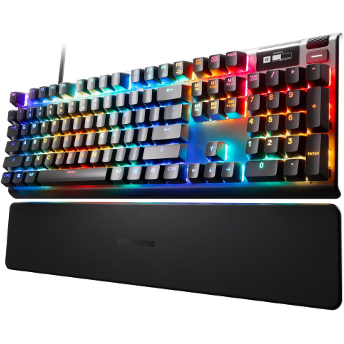 SteelSeries Apex Pro HyperMagnetic - Ігрова клавіатура з OLED-дисплеєм та RGB підсвічуванням (QWERTZ)