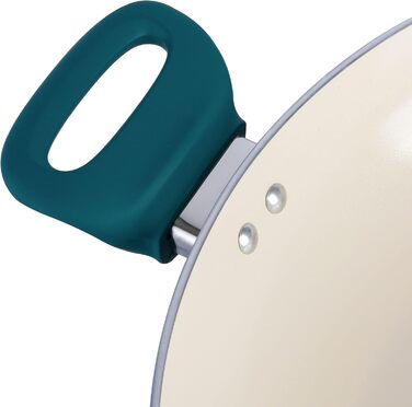 Набір кухонного посуду Spice by Tia Mowry (10 предметів) з керамічним покриттям, антипригарний, блакитно-зелений, Trace of Paradise