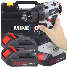 Акумуляторний шурупокрут Minexo 21V, сірий