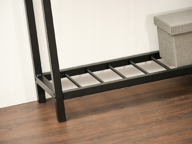 Консольний столик Mebel-Partner бетон, чорний матовий, 117 x 85 x 27 см