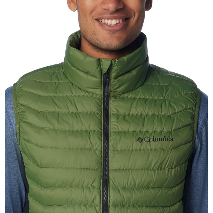 Жилет Columbia Powder Pass Hybrid Puffer Vest для чоловіків, теплий, чорний (1 шт.)