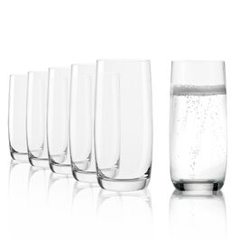 Набір келихів Stölzle Lausitz Weinland Longdrink 6 шт, 390 мл – кришталеві келихи для коктейлів, води, соків – міцні, для посудомийної машини