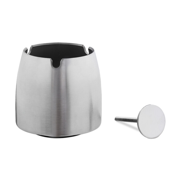 Relaxdays Stainless Steel Ashtray