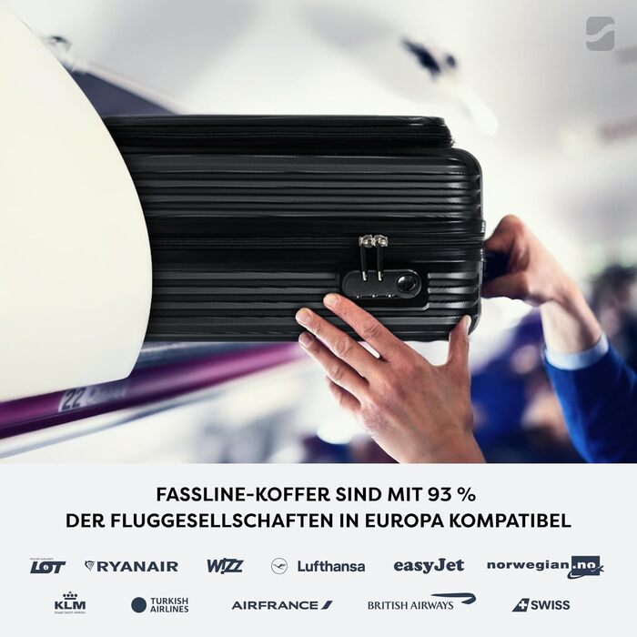 Набір валіз 3 шт: ручна поклажа, середній та великий кофр з ABS, чорний. Набір валіз з ABS, 3 шт.