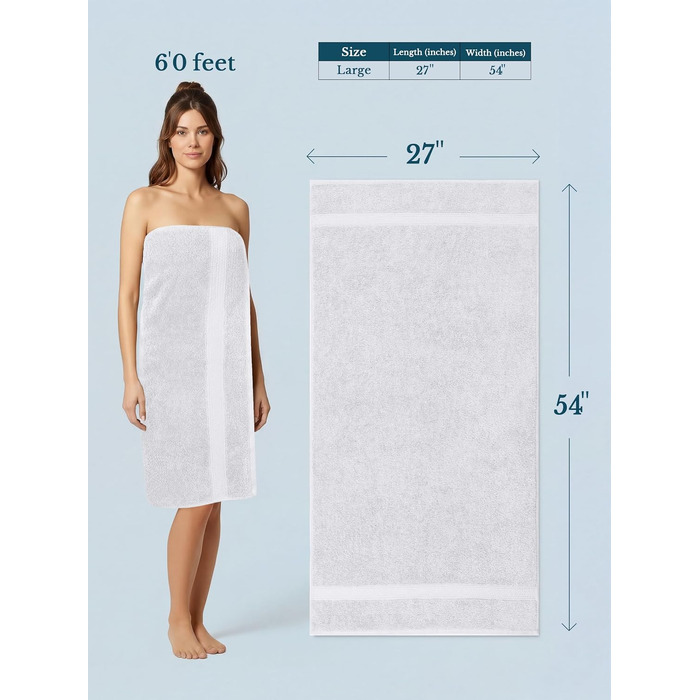 Набір банних рушників Utopia Towels, сріблясті, 100% бавовна, преміум якість 600 г/м², гігроскопічні та м'які, 4 шт.
