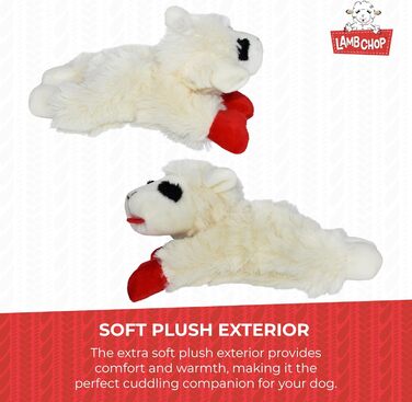 Іграшка для собак Multipet Lamb Chop Jumbo, плюшева, 61 см, офіційна ліцензія, біла