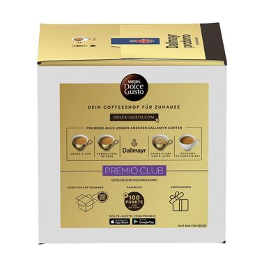 Кавові капсули Nescafé Dolce Gusto Dallmayr Prodomo, 16 шт (набір 3 упаковки)