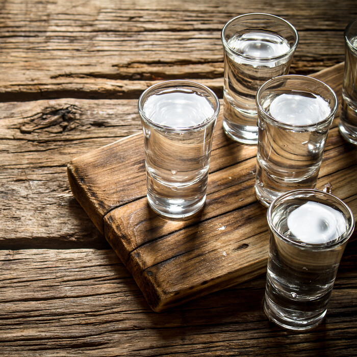 Relaxdays 4cl Shot Glasses, Set of 12