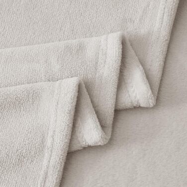 Плед Aisbo: м'який та затишний плед з флісу 150x200 см XL, теплий плед для дивана, затишна пледова ковдра для вітальні та дивана на зиму (220 x 240 см, бежевий)