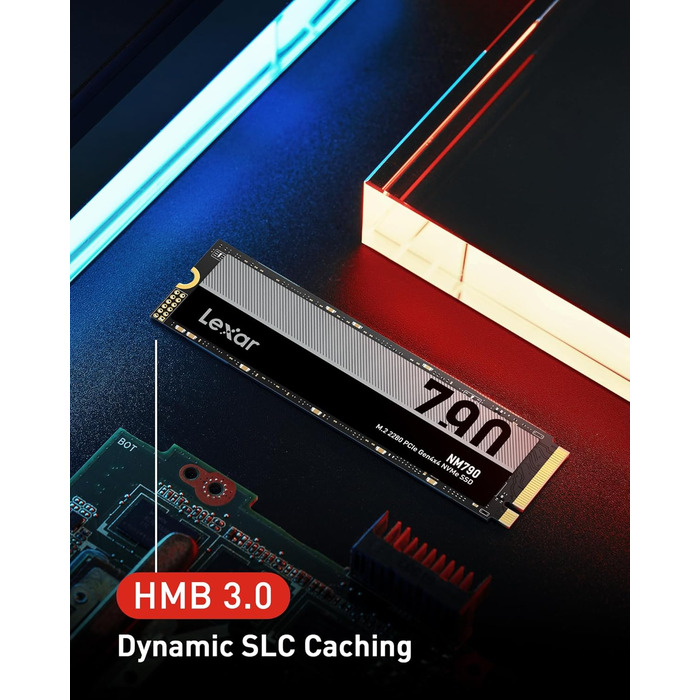 Lexar NM790 2TB SSD NVMe PCIe Gen4x4: Швидкий диск для PS5, ПК, ноутбука, геймерів