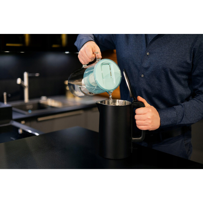 Скляний фільтр-кувшин Wessper D2 BOROSILICATE 3л, м'ятний + 10 фільтрів