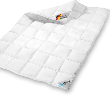 Ethereal Winter Blanket 135x200 warm - Frieda Down Comforter certified to Oeko-Tex 100 - All-Season Blanket 135x200 - Extra Soft Top Blanket - Blanket Duvet Comforter - Winter Blanket 135x200cm White