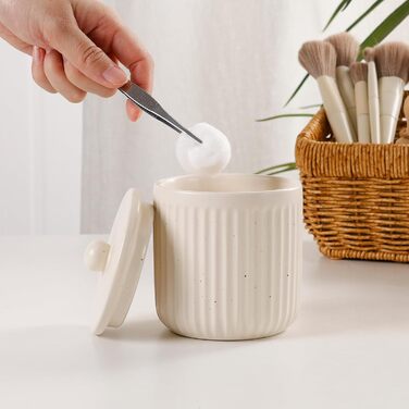 Набір для ванної кімнати з кераміки, 4 шт. (органайзер, дозатор мила, мильниця, стакан для зубної пасти, контейнер для ватних паличок), преміум якість, кольоровий