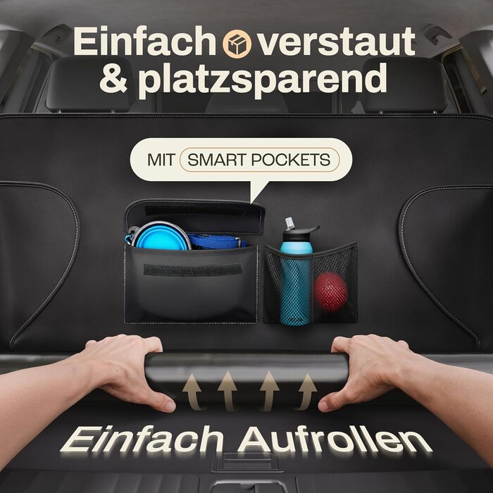 Захист для багажника авто для собак HELDENWERK: водонепроникний, з захистом бокових стінок та краю, універсальний, чорний