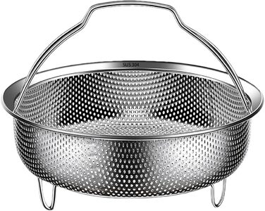 Вставка для пароварки, Ø 22 см, нержавіюча сталь 304, для каструль, сковорідок, мультиварки Instant Pot