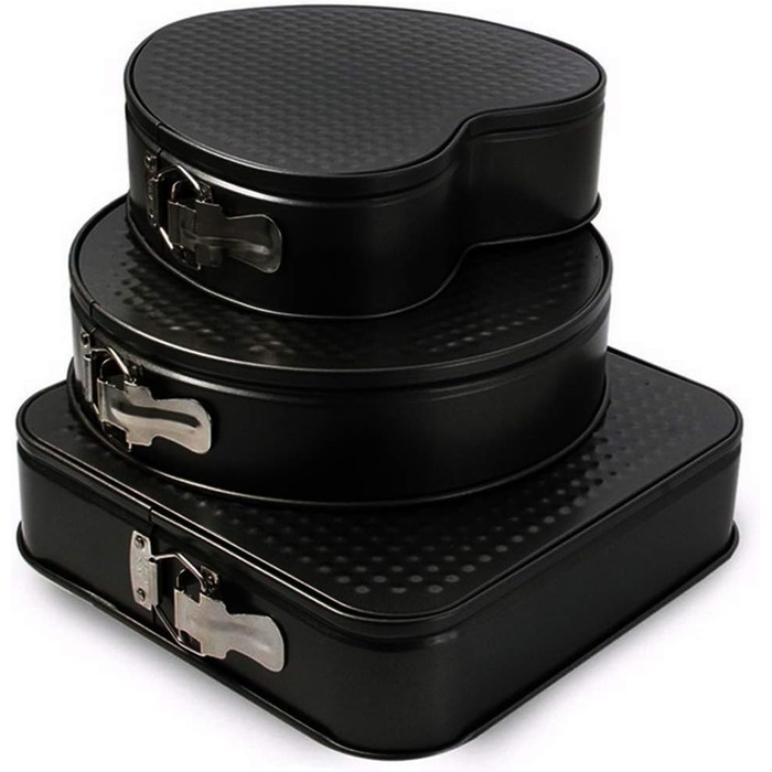 Набір форм для випічки 3 шт. з антипригарним покриттям та швидкою застібкою