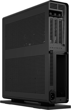 Корпус Fractal Design Ridge Black Mini-ITX для ігрового ПК з PCIe 4.0, 2 вентилятори 140мм PWM, USB Type-C
