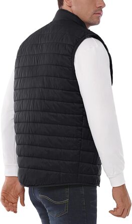 Чоловіча степкова жилетка 33,000ft для активного відпочинку та спорту, гібридна модель з 5 кишенями, чорна (4XL)