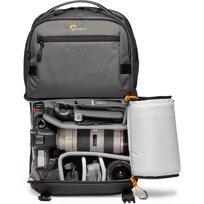 Сумка-рюкзак Lowepro PRO BP 250 AW III сірого кольору для фотообладнання