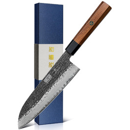 Професійний японський кухонний ніж HOSHANHO Gyuto (Сантоку), сталь, 20 см