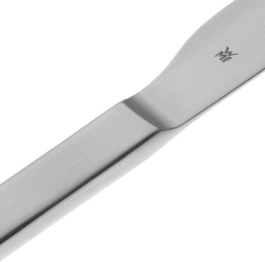 WMF Silk Stainless Steel Cutlery Set, 6 Place Settings, 30-Piece Dinner Set, Monobloc Knives, Cromargan Stainless Steel Satin Finish, Dishwasher Safe