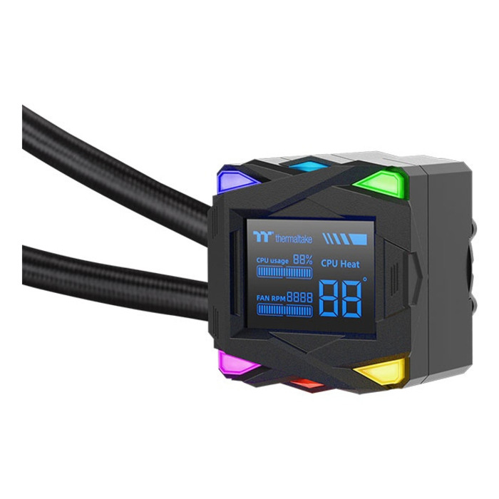 Система водяного охолодження Thermaltake LA360-S ARGB 360мм, чорна (CL-W462-PL12SW)
