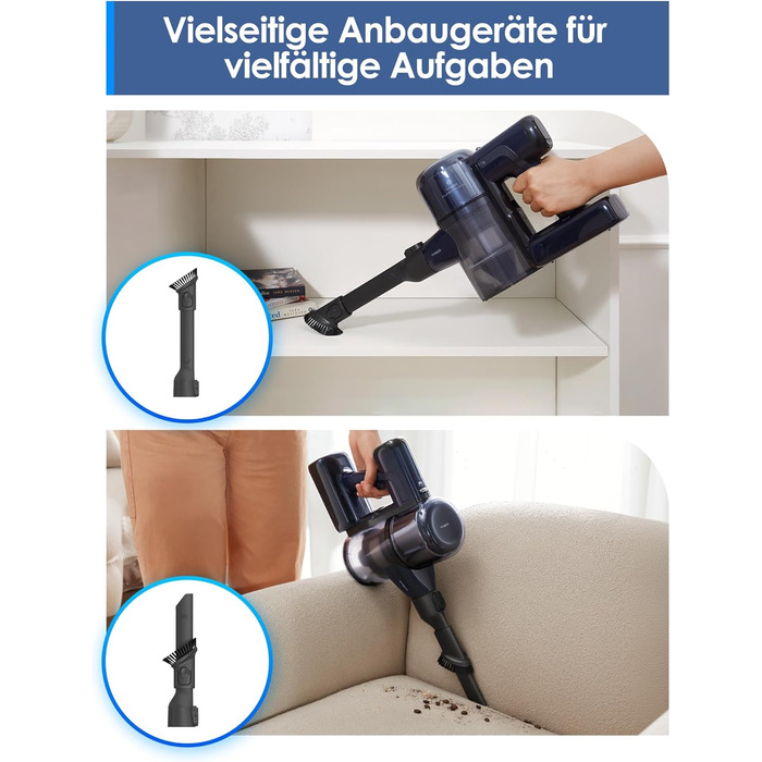 Бездротовий ручний пилосос Tineco Pure ONE S50: 150AW, до 65 хв роботи, LED, для твердих підлог