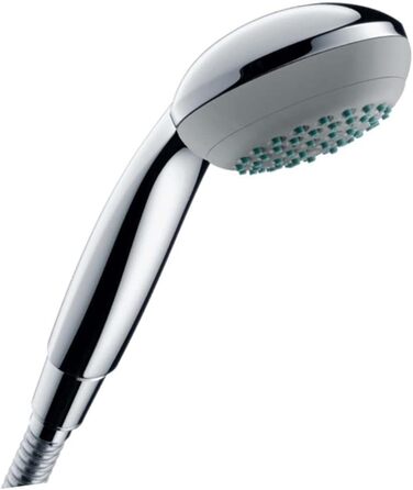 hansgrohe Crometta 85 - Showerhead, Hand Shower with 3 Spray Patterns, Showerhead, Showerhead with Anti-Limescale Function, Chrome, 28563000