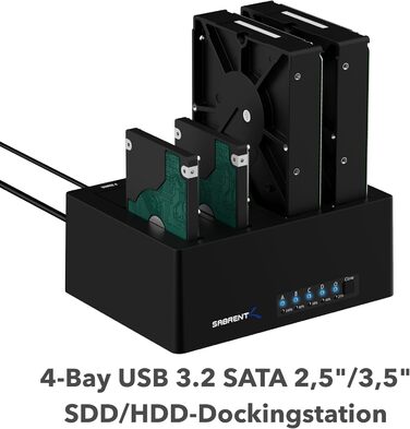 Док-станція Sabrent 4 Bay для 2.5