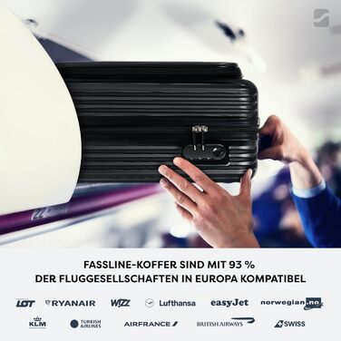 Набір валіз 3 шт: ручна поклажа, середній та великий кофр з ABS, чорний. Набір валіз з ABS, 3 шт.