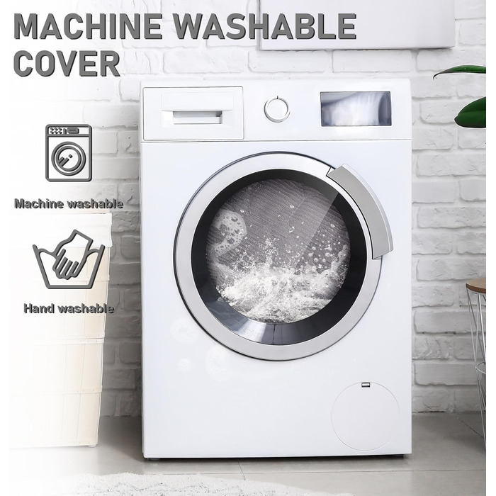 OKYUK Лежанка для собак, зручна лежанка-кошик, диванчик для собак, чохол для дивана, ручне прання, нековзний, підходить для собак з довгою шерстю (темно-сірий, L 75 x W 75 x H 13 см) (75 x 75 x 10 см, шнур світло-сірий)