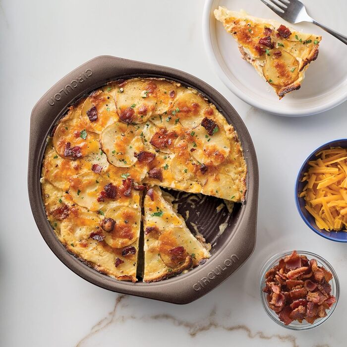 Набір форм для випічки Circulon з антипригарним покриттям (5 шт.) - для хліба, кексів, тортів, шоколадного кольору