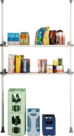 WENKO Telescopic System Hercules - adjustable organization system, wardrobe system (Twin)