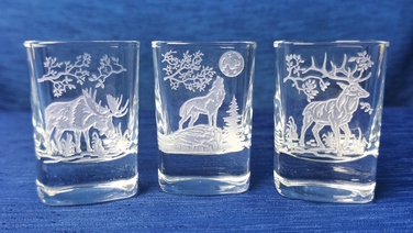 Набір стопок для горілки Art-Glass Myśliwskie, прозорі, 50 мл, 6 шт.