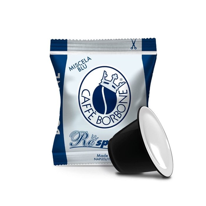 Кава в капсулах Caffè Borbone Respresso Blue Blend, сумісні з Nespresso, 100 шт.