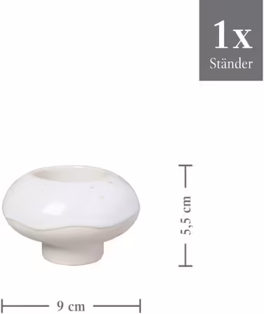 Like. Villeroy & Boch Winter Glow 23.5x8.5x20.5 cm (Donut Candle Holder)