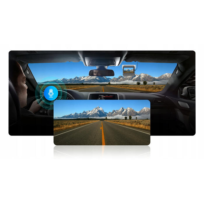 Автомобільний відеореєстратор DDPAI Z60 Pro + Задня камера + Hardwire Kit + Карта пам'яті 128GB