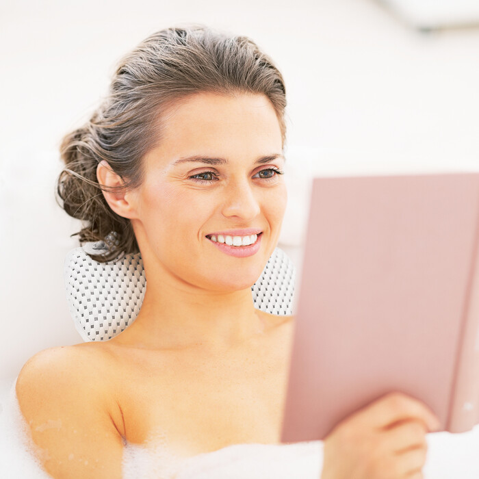 Relaxdays Bath Cushion with Suction Cups